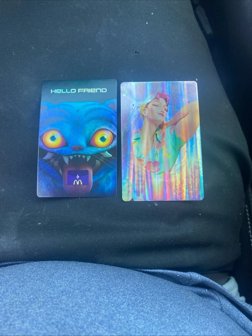 McDonald’s KPop Demon Hunters Saja Boys ABBY Holo Card + Derpy